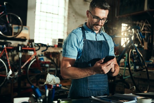 Bicycle shop owner